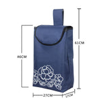 Maxbell Trolley Replacement Bag 20L Folding Hand Truck Accessories Shopping Cart Bag Cyan