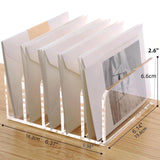 Maxbell Acrylic Desk Organizer File Holders for Mail Holder Envelope Document School