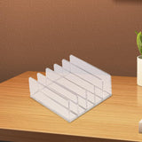 Maxbell Acrylic Desk Organizer File Holders for Mail Holder Envelope Document School