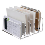 Maxbell Acrylic Desk Organizer File Holders for Mail Holder Envelope Document School