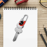 Maxbell Car Key Chain for Men Multifunction Exquisite Universal for Men Women Unisex Orange