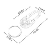 Maxbell Car Key Chain for Men Multifunction Exquisite Universal for Men Women Unisex Black