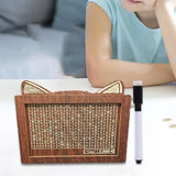 Maxbell Money Box with Counter Retro Wooden Piggy Bank for Teen Children Party Favor Euro 2000