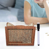 Maxbell Money Box with Counter Retro Wooden Piggy Bank for Teen Children Party Favor Euro 3000