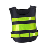 Maxbell Reflective Vest Sleeveless Construction Gear Walking Mesh Cloth Adults Women Black