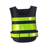 Maxbell Reflective Vest Sleeveless Construction Gear Walking Mesh Cloth Adults Women Black