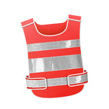 Maxbell Reflective Vest Sleeveless Construction Gear Walking Mesh Cloth Adults Women Orange