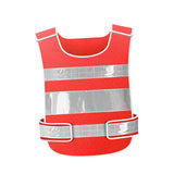 Maxbell Reflective Vest Sleeveless Construction Gear Walking Mesh Cloth Adults Women Orange
