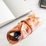 Maxbell Rolled Pen Case Pencil Roll Case for Colored Pen Stationeries Makeup Brushes