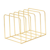 Maxbell Magazine Newspaper Holder Office File Organizer for Magazine Book Decoration Gold