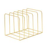 Maxbell Magazine Newspaper Holder Office File Organizer for Magazine Book Decoration Gold