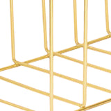 Maxbell Magazine Newspaper Holder Office File Organizer for Magazine Book Decoration Gold