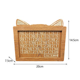 Maxbell Wooden Money Box Creative Money Saver for DIY Decoration Living Room Nursery 1000 EUR