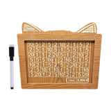 Maxbell Wooden Money Box Creative Money Saver for DIY Decoration Living Room Nursery 1000 EUR