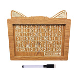 Maxbell Wooden Money Box Creative Money Saver for DIY Decoration Living Room Nursery 1000 EUR