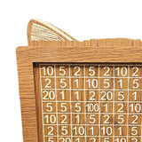 Maxbell Wooden Money Box Creative Money Saver for DIY Decoration Living Room Nursery 1000 EUR