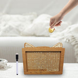 Maxbell Wooden Money Box Creative Money Saver for DIY Decoration Living Room Nursery 2000 EUR