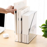 Maxbell Vertical Slim Desktop Magazine File Holder Folder Rack for Notebooks Binders