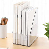 Maxbell Vertical Slim Desktop Magazine File Holder Folder Rack for Notebooks Binders
