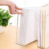 Maxbell Vertical Slim Desktop Magazine File Holder Folder Rack for Notebooks Binders