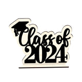 Maxbell Table Toppers for Senior High School Freestanding for Mantel Party Bookshelf Black