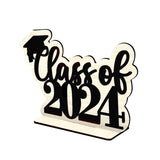 Maxbell Table Toppers for Senior High School Freestanding for Mantel Party Bookshelf Black