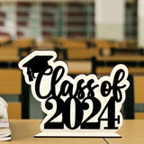 Maxbell Table Toppers for Senior High School Freestanding for Mantel Party Bookshelf Black