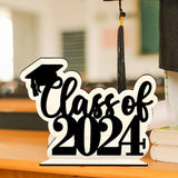 Maxbell Table Toppers for Senior High School Freestanding for Mantel Party Bookshelf Black