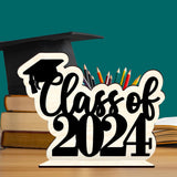 Maxbell Table Toppers for Senior High School Freestanding for Mantel Party Bookshelf Black