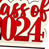 Maxbell Table Toppers for Senior High School Freestanding for Mantel Party Bookshelf Red