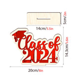 Maxbell Table Toppers for Senior High School Freestanding for Mantel Party Bookshelf Red