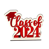 Maxbell Table Toppers for Senior High School Freestanding for Mantel Party Bookshelf Red