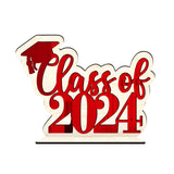 Maxbell Table Toppers for Senior High School Freestanding for Mantel Party Bookshelf Red