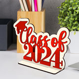 Maxbell Table Toppers for Senior High School Freestanding for Mantel Party Bookshelf Red