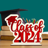 Maxbell Table Toppers for Senior High School Freestanding for Mantel Party Bookshelf Red