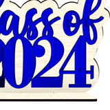 Maxbell Table Toppers for Senior High School Freestanding for Mantel Party Bookshelf Blue