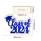 Maxbell Table Toppers for Senior High School Freestanding for Mantel Party Bookshelf Blue