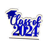 Maxbell Table Toppers for Senior High School Freestanding for Mantel Party Bookshelf Blue