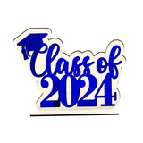 Maxbell Table Toppers for Senior High School Freestanding for Mantel Party Bookshelf Blue