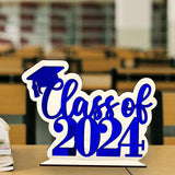 Maxbell Table Toppers for Senior High School Freestanding for Mantel Party Bookshelf Blue