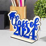 Maxbell Table Toppers for Senior High School Freestanding for Mantel Party Bookshelf Blue