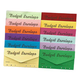 Maxbell 12x Cash Envelopes for Budgeting Budget Envelopes for Payroll Cash Budgeting
