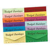 Maxbell 12x Cash Envelopes for Budgeting Budget Envelopes for Payroll Cash Budgeting