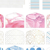 Maxbell 12 Pieces Cash Envelopes for Budgeting Accounting Organizer Binder Envelopes Style B