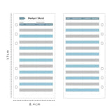 Maxbell 12 Pieces Cash Envelopes for Budgeting Accounting Organizer Binder Envelopes Style B