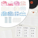 Maxbell 12 Pieces Cash Envelopes for Budgeting Accounting Organizer Binder Envelopes Style B