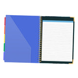 Maxbell Spiral Clipboard Folio with Notepad Clipboard Folder with Storage for Office