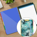 Maxbell Spiral Clipboard Folio with Notepad Clipboard Folder with Storage for Office