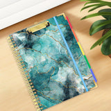 Maxbell Spiral Clipboard Folio with Notepad Clipboard Folder with Storage for Office