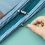 Maxbell 15Pcs Mesh Zipper Pouch Nylon Folder Document Pockets for Organizing Storage